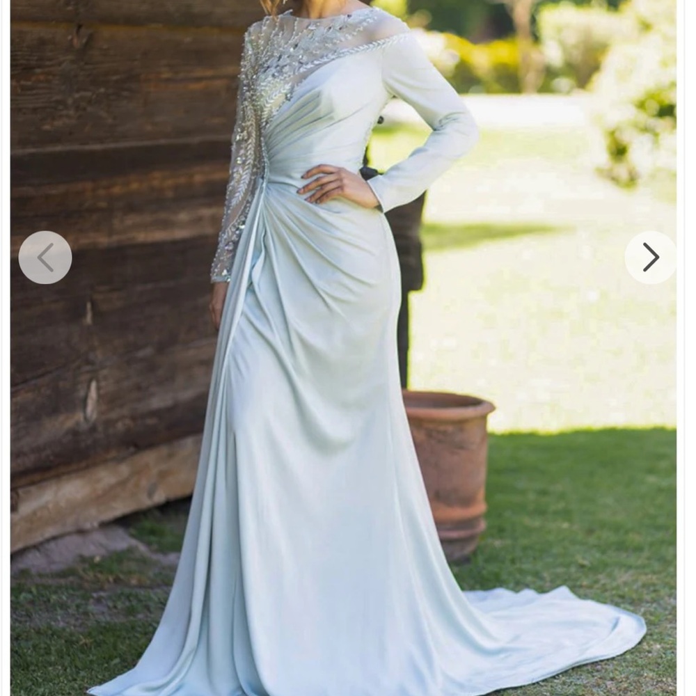 Terani Couture Pistachio Gown